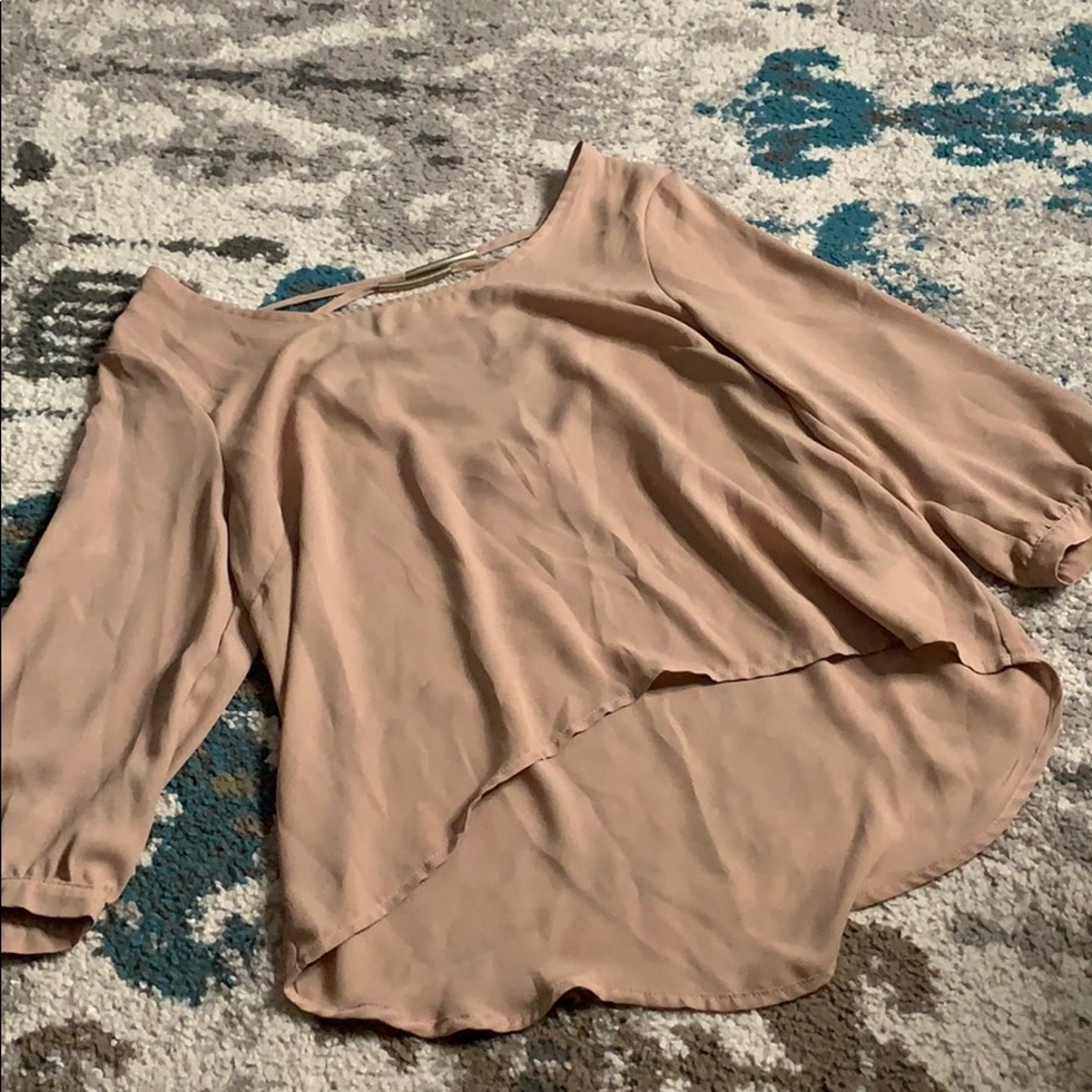 Cream blouse
